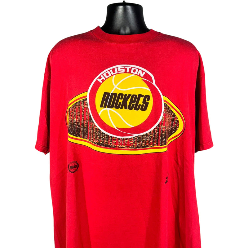 Vintage Houston Rockets Zubaz Logo Tee 90s