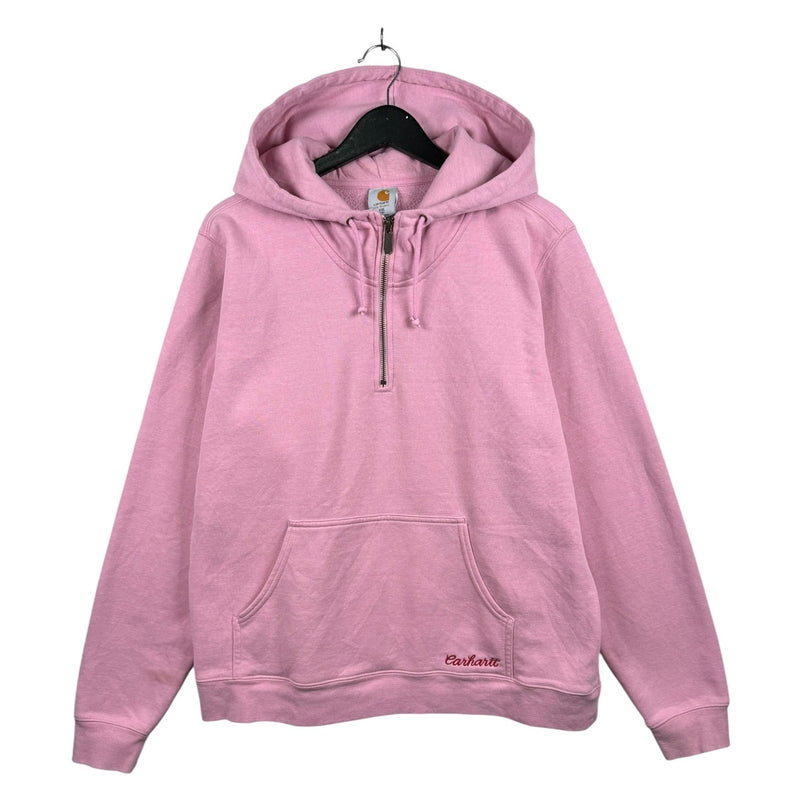 Vintage Carhartt Quarter Zip Pullover Hoodie