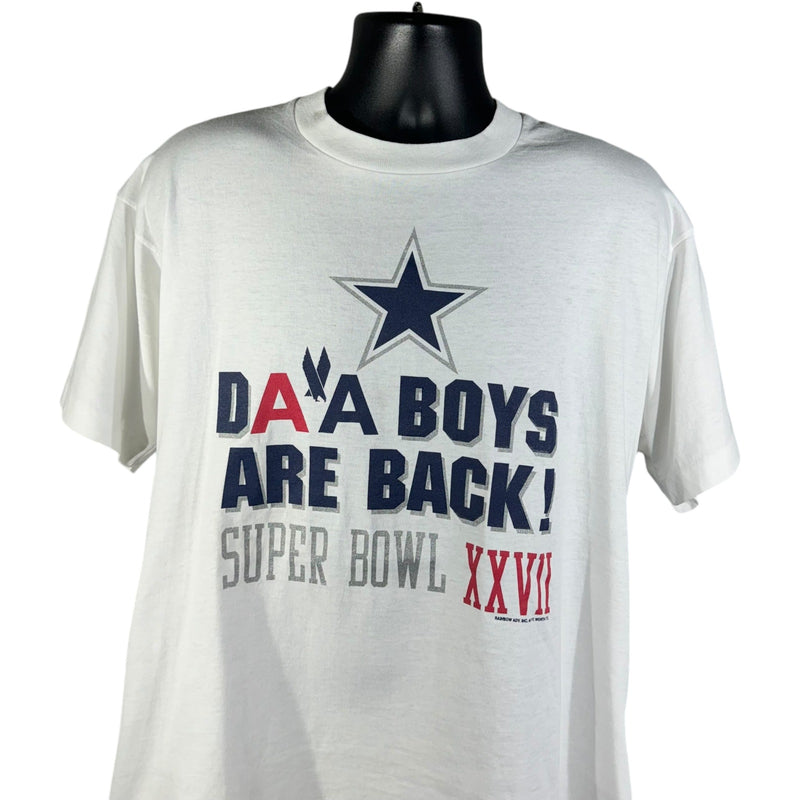 Vintage Dallas Cowboys "Da Boys Are Back In Town!" Tee