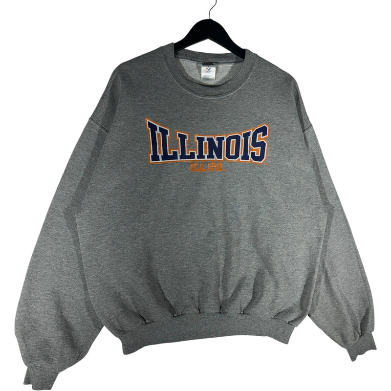 Vintage Illinois University Spellout Crewneck