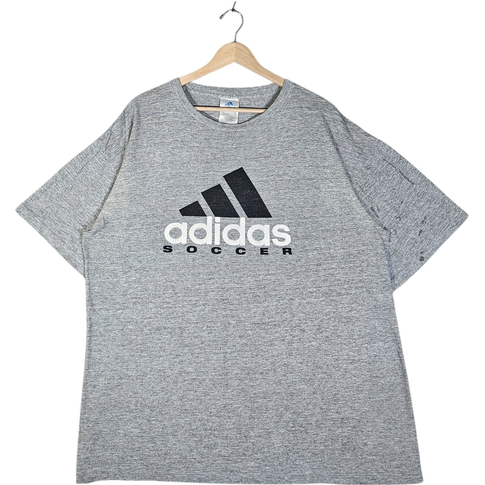 Vintage Adidas Logo Soccer Tee