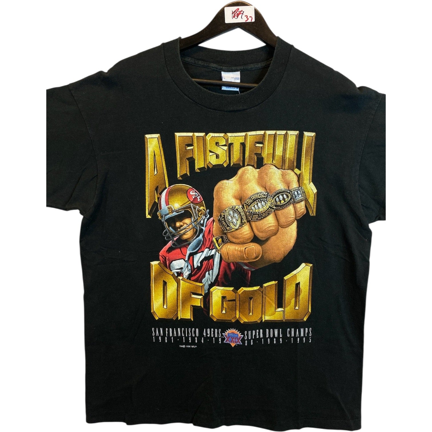 Vintage San Francisco 49ers A Fistful of Gold NFL T-Shirt