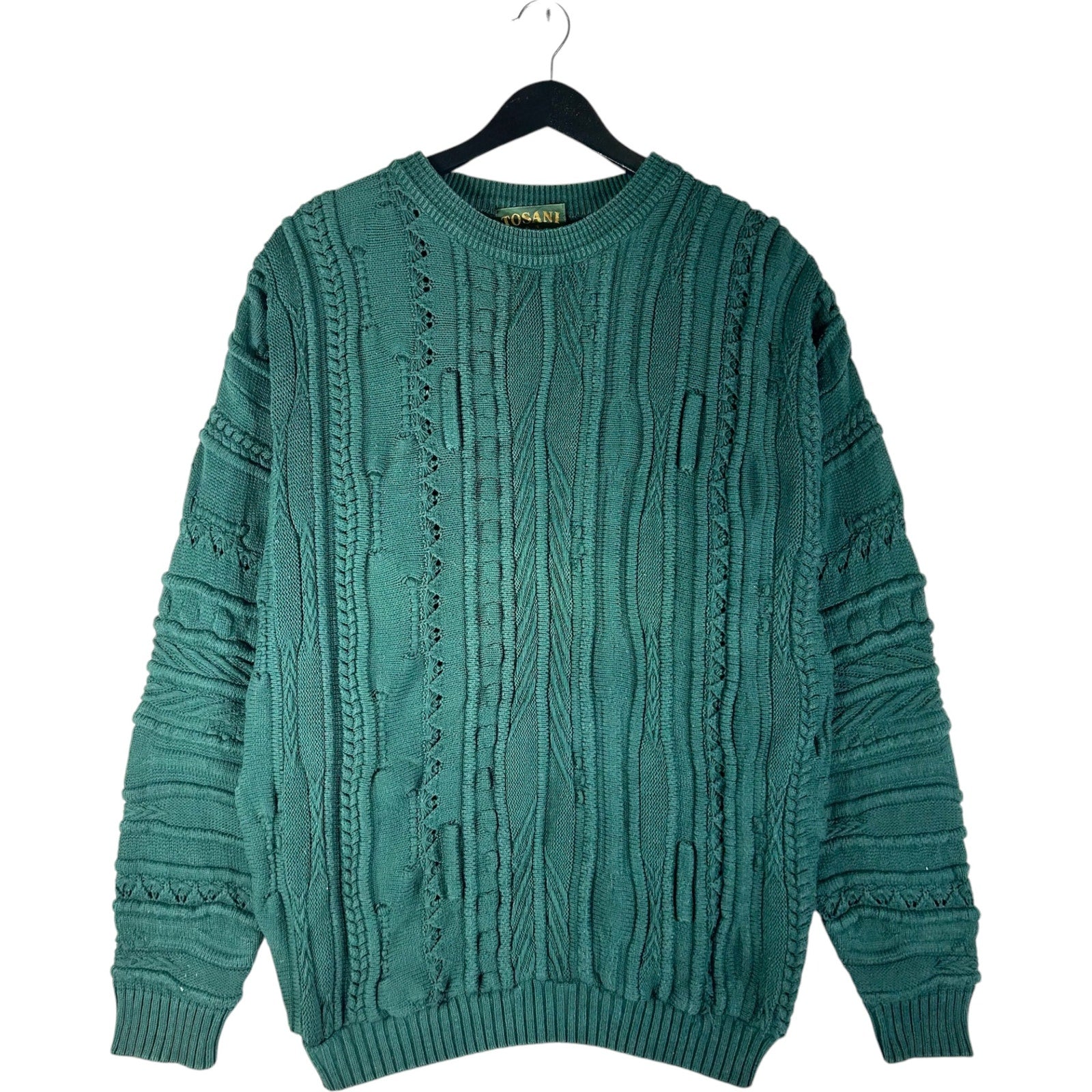 Vintage Tosani 3D Cable Knit Sweater