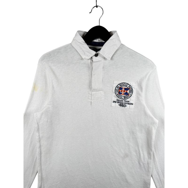 Vintage Polo Ralph Lauren US Rescue Patrol Recon Long Sleeve Polo