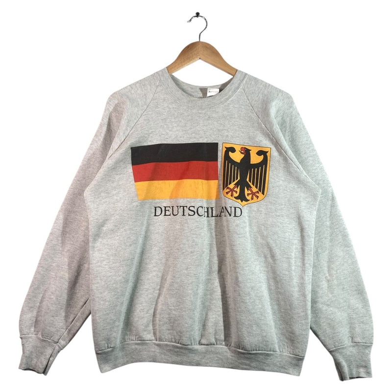 Vintage Deutschland Germany Flag Crewneck