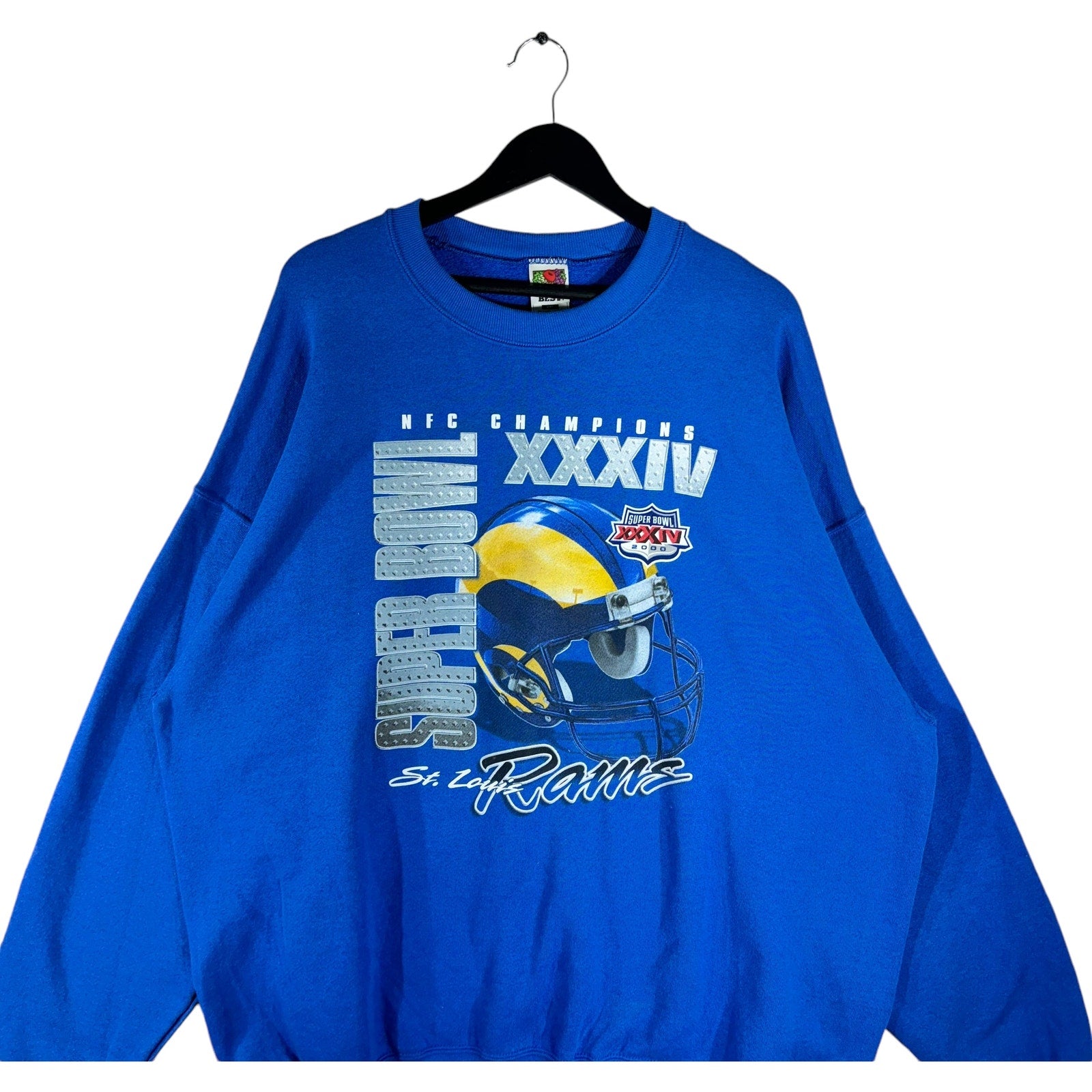 Vintage NFL St. Louis Rams Super Bowl XXXIV Crewneck