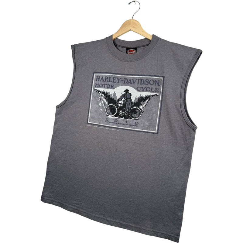 Vintage Harley Davidson 1910 Graphic Muscle Tee