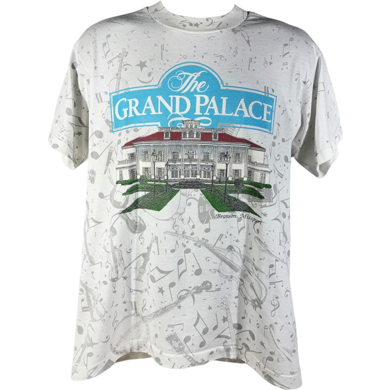 Vintage The Grand Palace Branson Missouri AOP Souvenir Tee