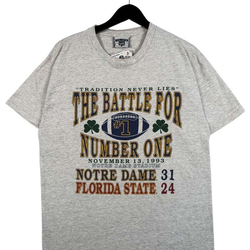 Vintage Notre Dame Vs. Florida State Football Tee