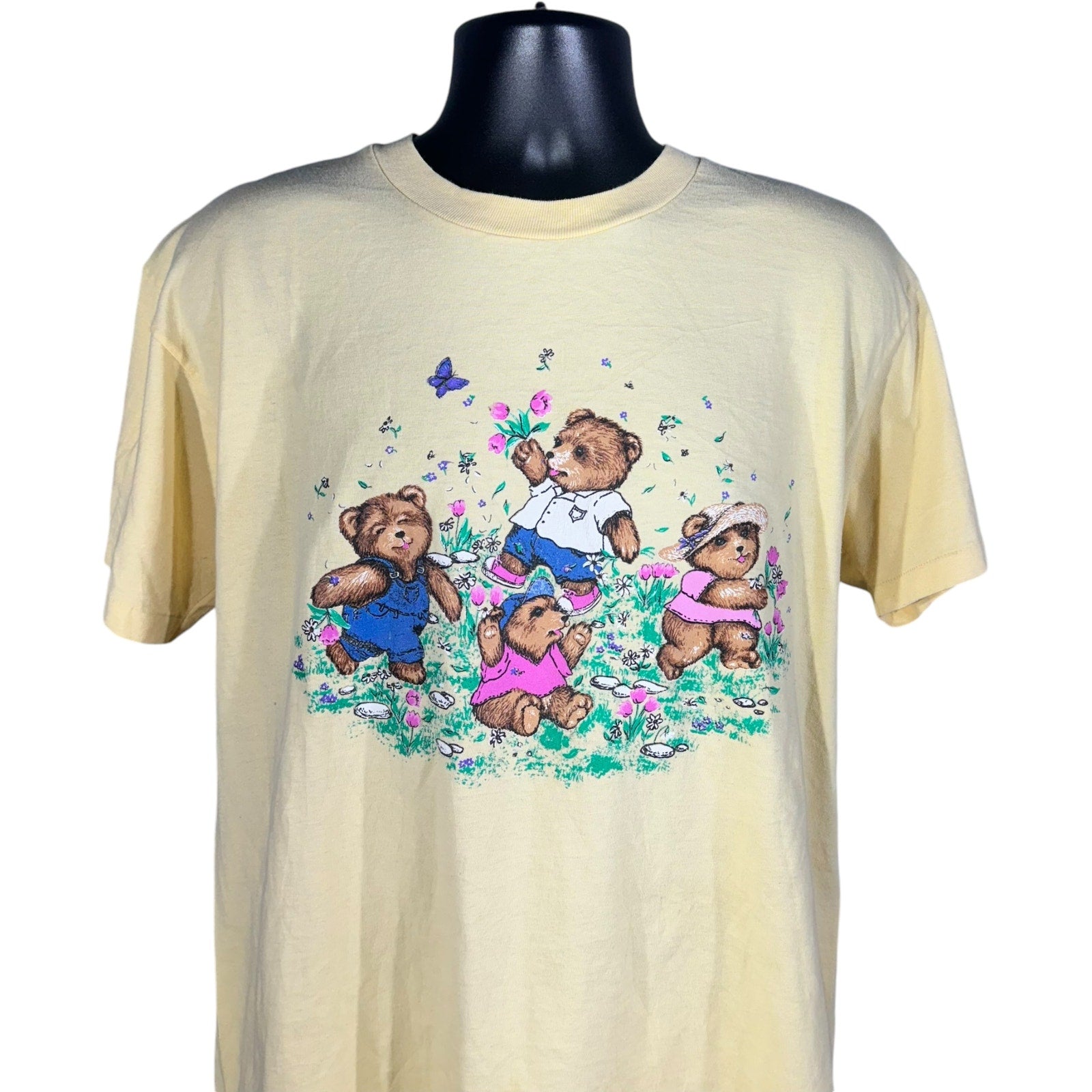 Vintage Bear Cubs and Butterfly Tee