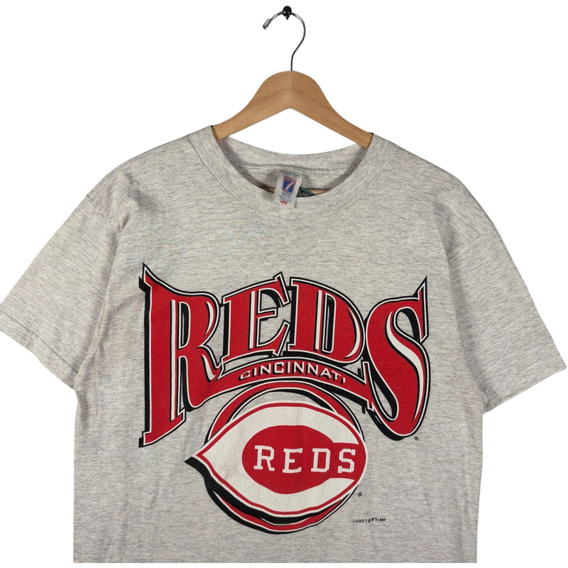 Vintage Cincinnati Reds Spellout Logo Tee MLB