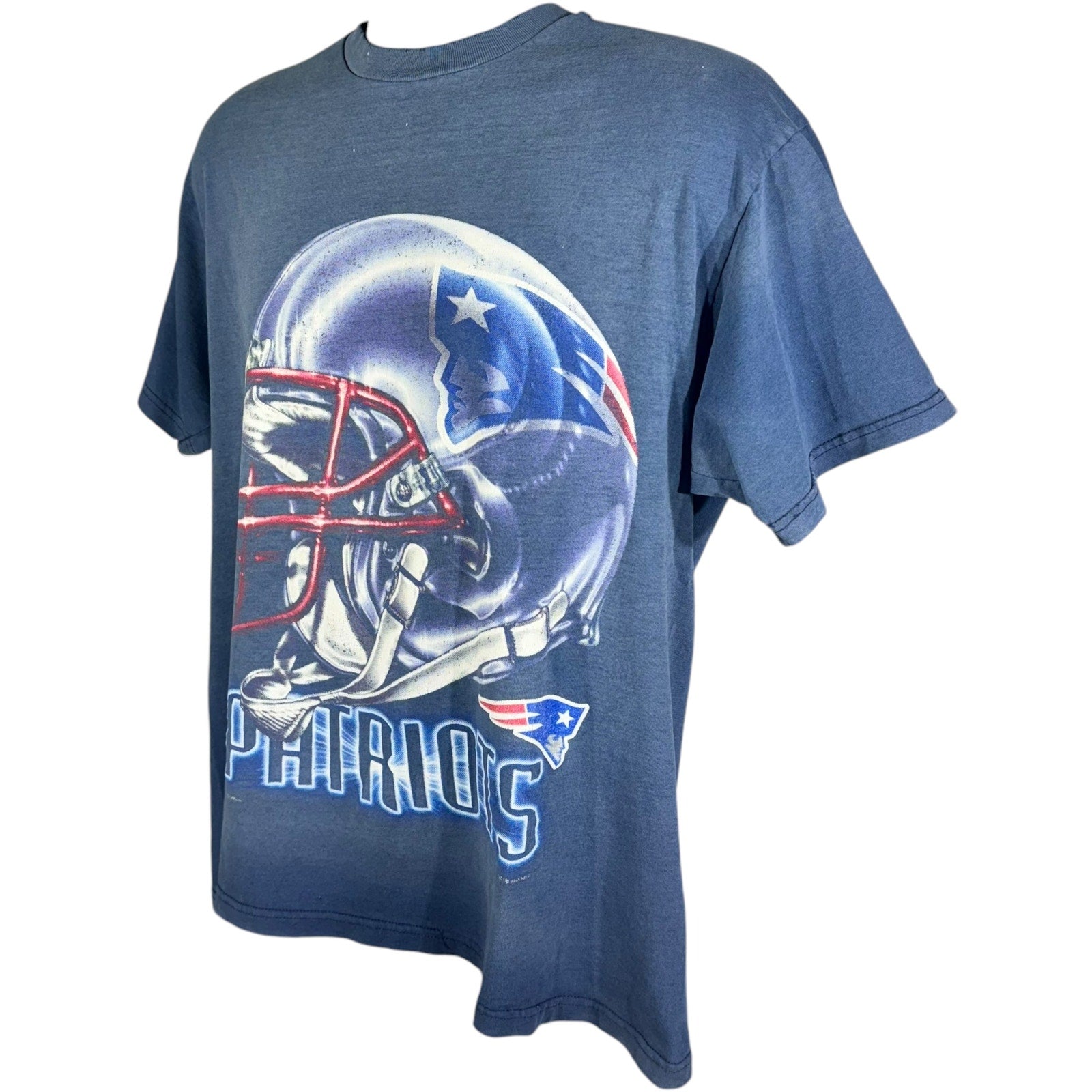 Vintage New England Patriots Big Helmet Tee