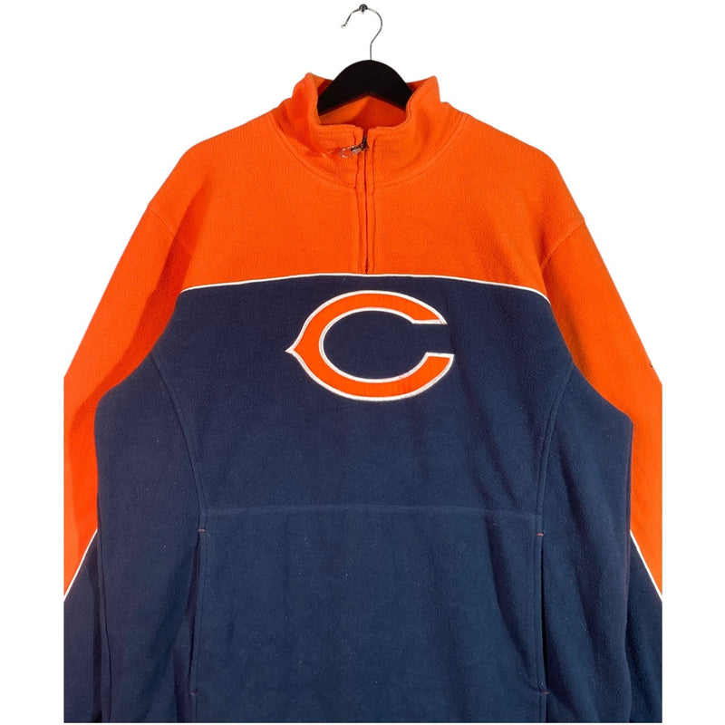 Vintage Chicago Bears NFL Fleece Quarter-Zip Sweatshirt