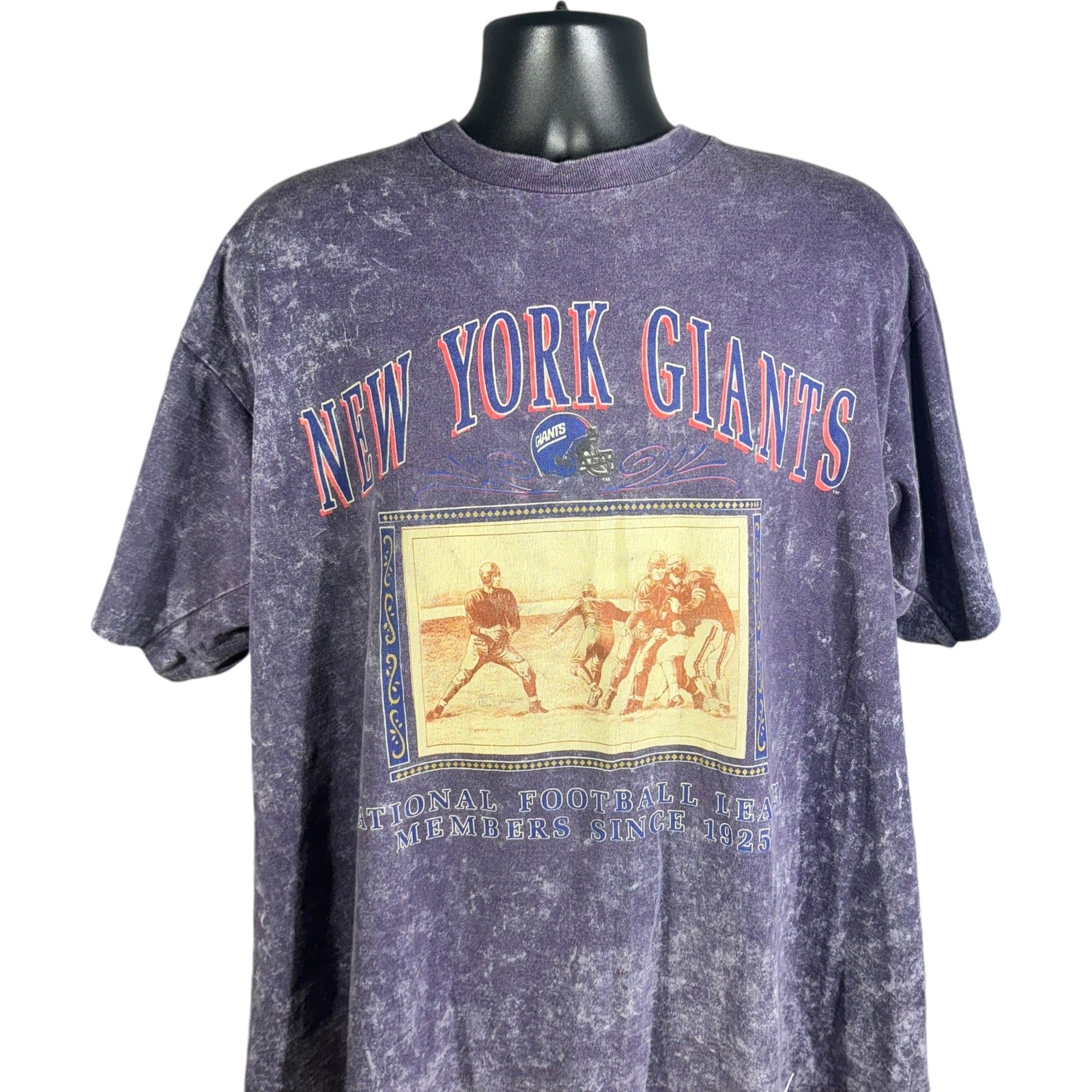 Vintage New York Giants " NFL Members Since 1925 " Nutmeg Tee