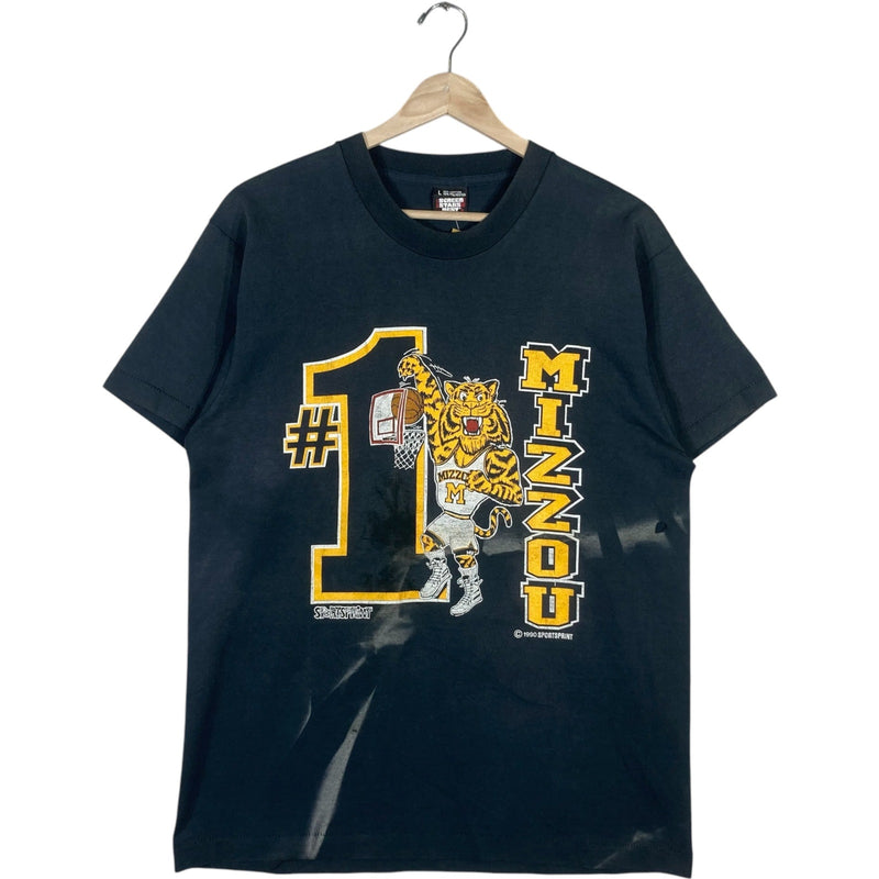 Vintage University Of Missouri Basketball Tee 1990