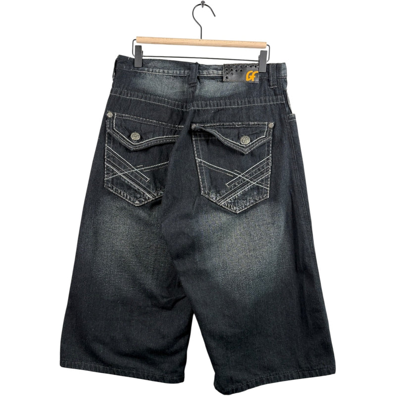 Vintage Bermuda Faded Denim Shorts