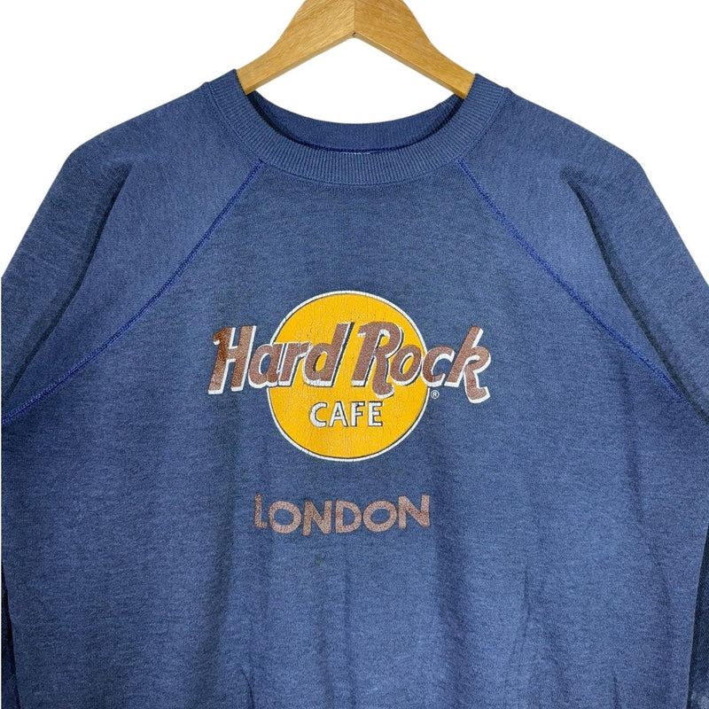 Vintage Hard Rock Cafe London Logo Crewneck
