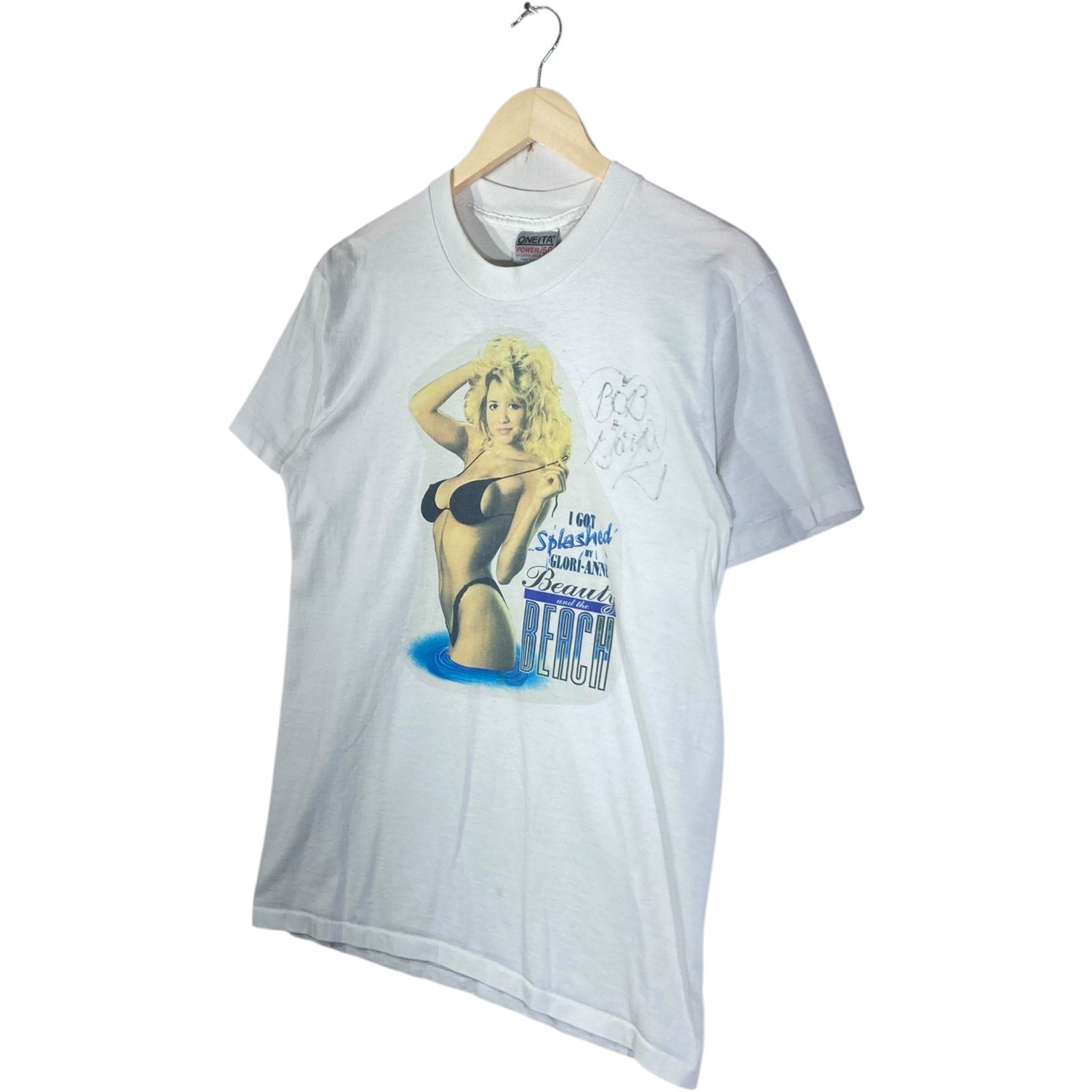 Vintage Glori-Anne Beauty at the Beach T-Shirt 90s