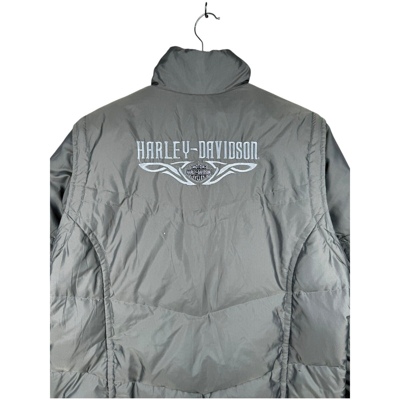 Vintage Harley Davidson Puffer Jacket