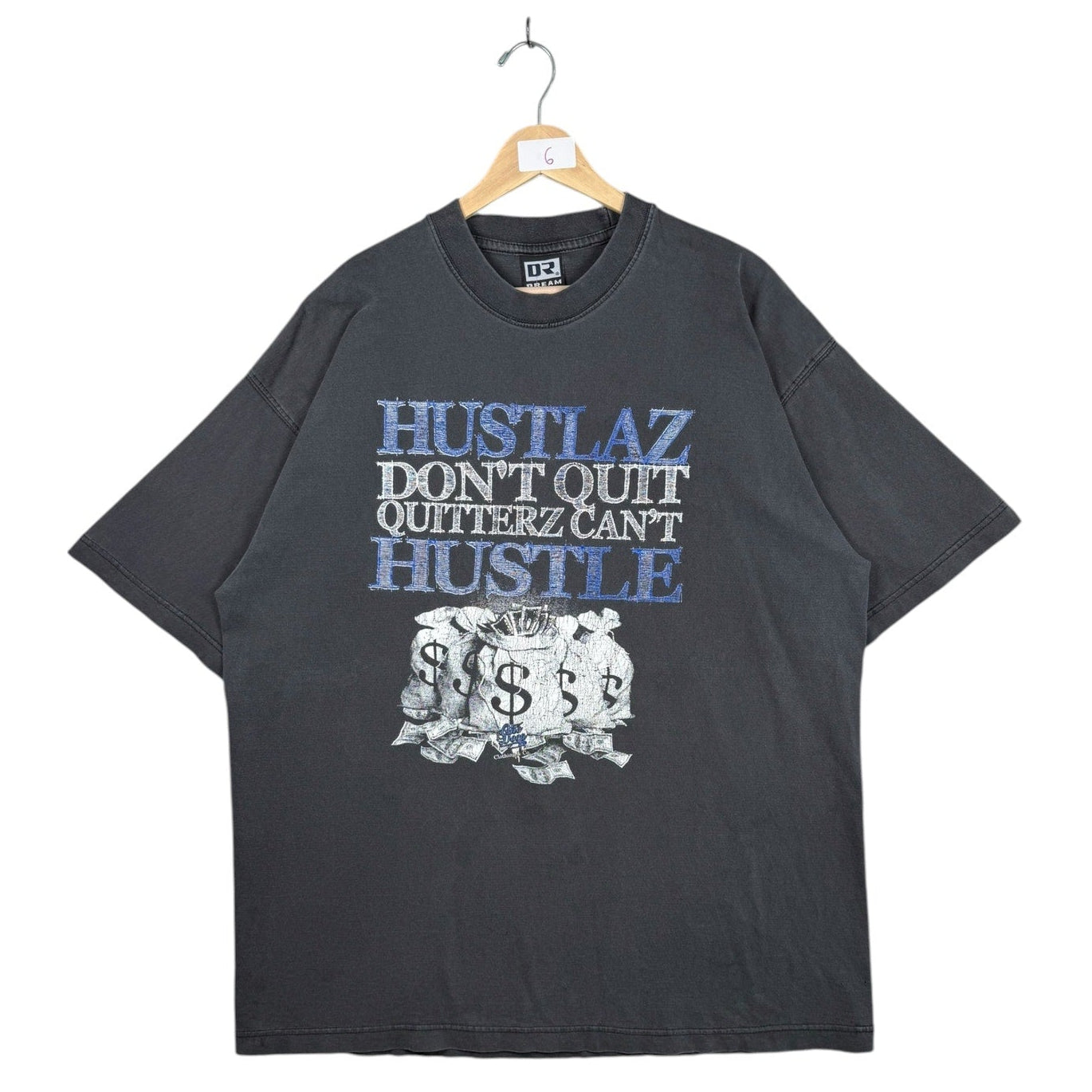 Vintage Hustlaz Don’t Quit Quitterz Can’t Hustle T-Shirt