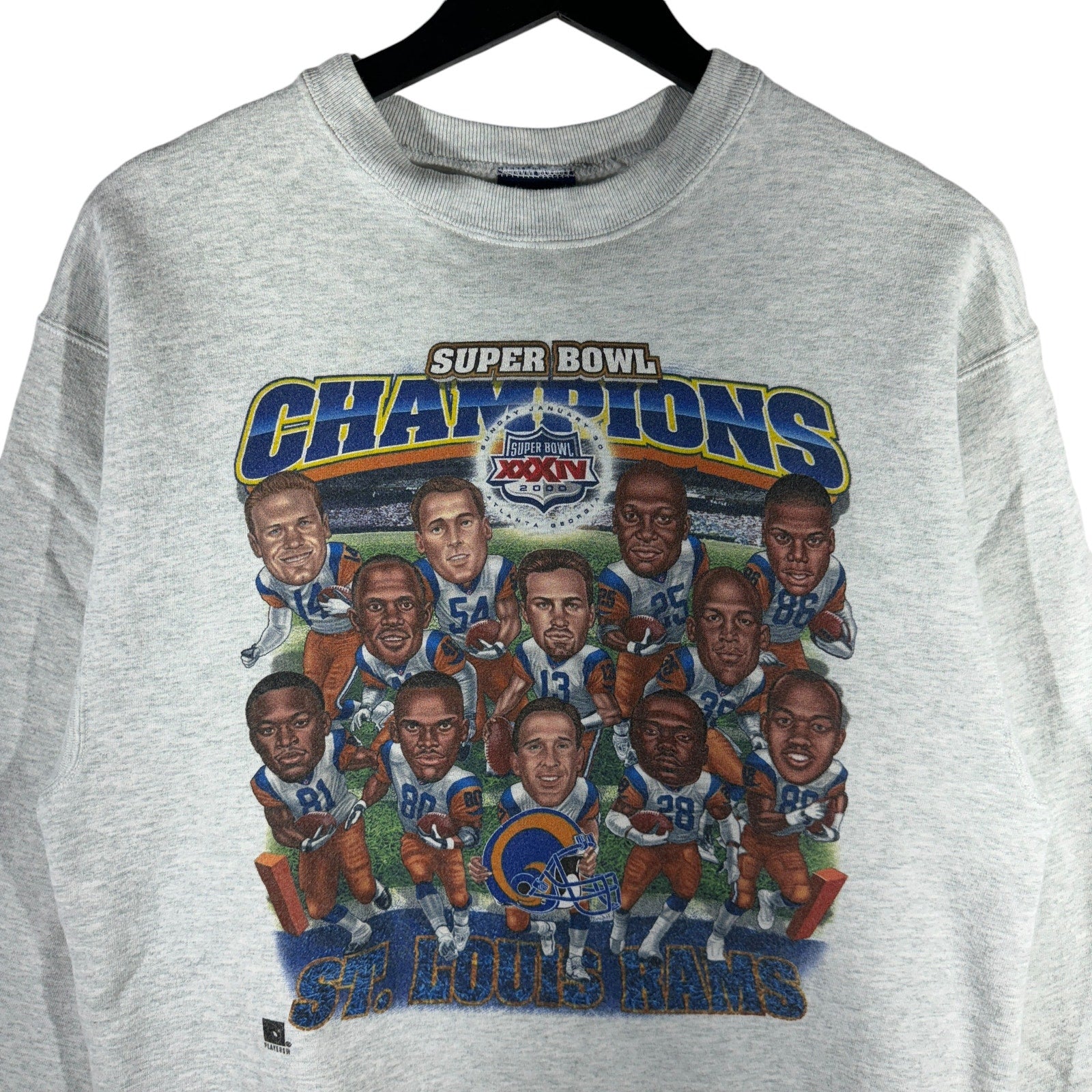 Vintage St. Louis Rams Superbowl 34 Champions Crewneck