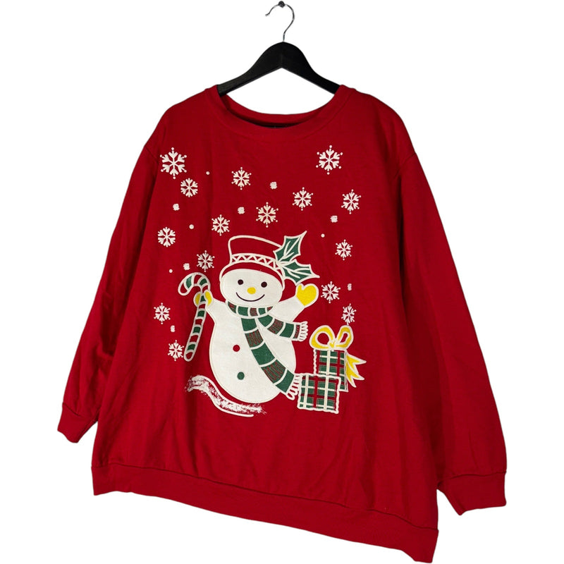 Vintage Christmas Snowman Crewneck