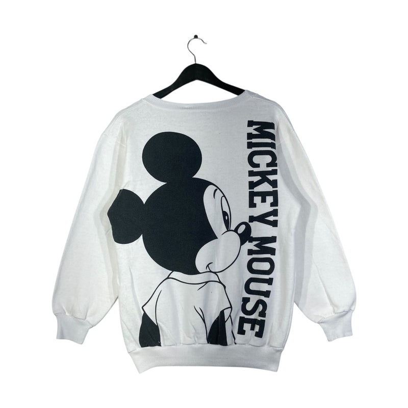 Vintage Disney Mickey Mouse Front & Back Graphic Crewneck