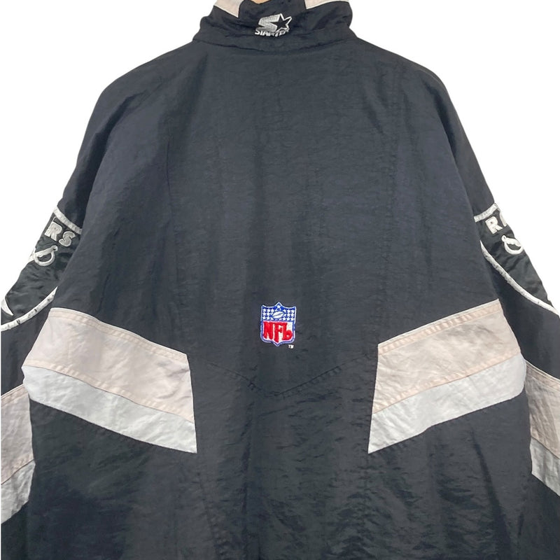 Vintage Starter Las Vegas Raiders Snap Button NFL Jacket
