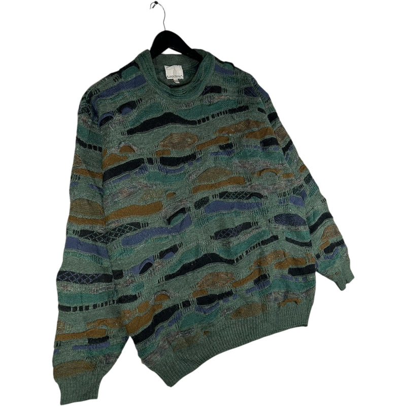 Vintage London Fog 3D Knit Sweater