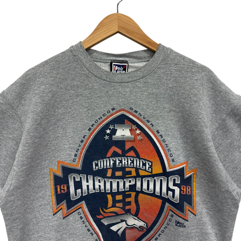 Vintage Pro Player Denver Broncos Champions Short Sleeve Crewneck 90s