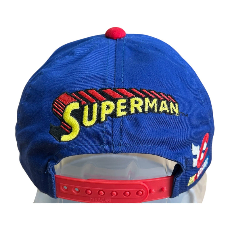 Vintage Chase Authentics Superman Racing #24 Snapback Hat