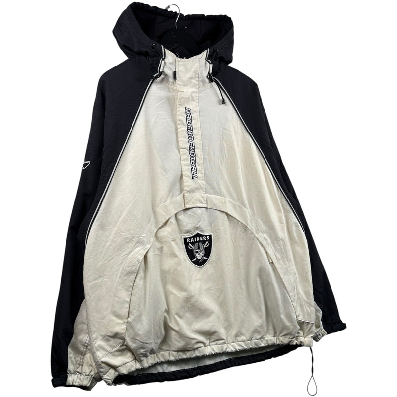 Vintage MLB Reebok Oakland Raiders Football Windbreaker