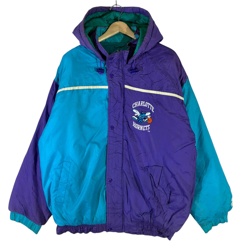 Vintage Charlotte Hornets NBA Starter Puffer Jacket