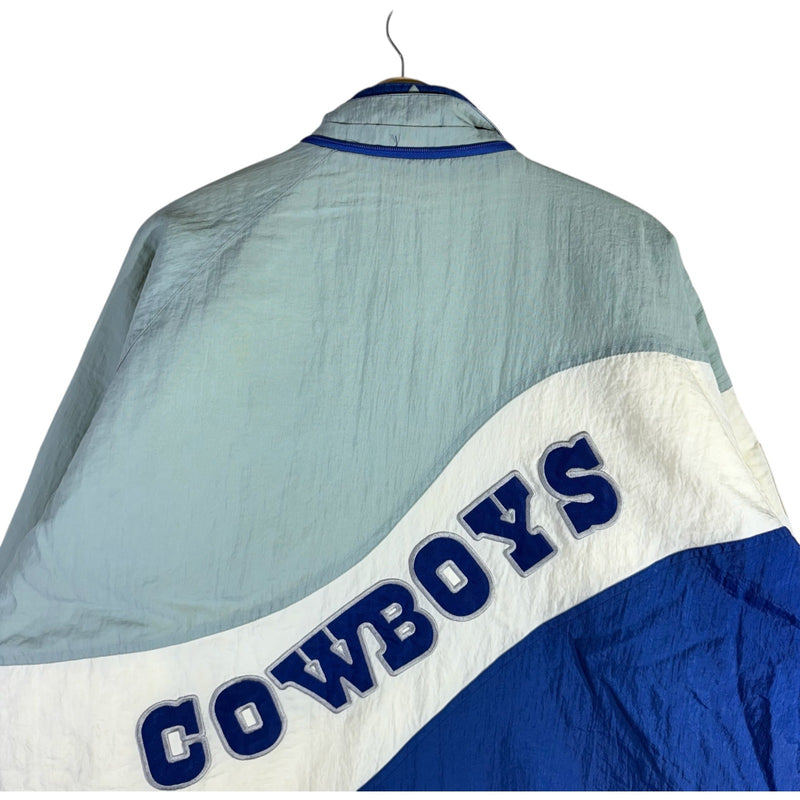Vintage Dallas Cowboys Logo Spellout NFL Puffer Jacket