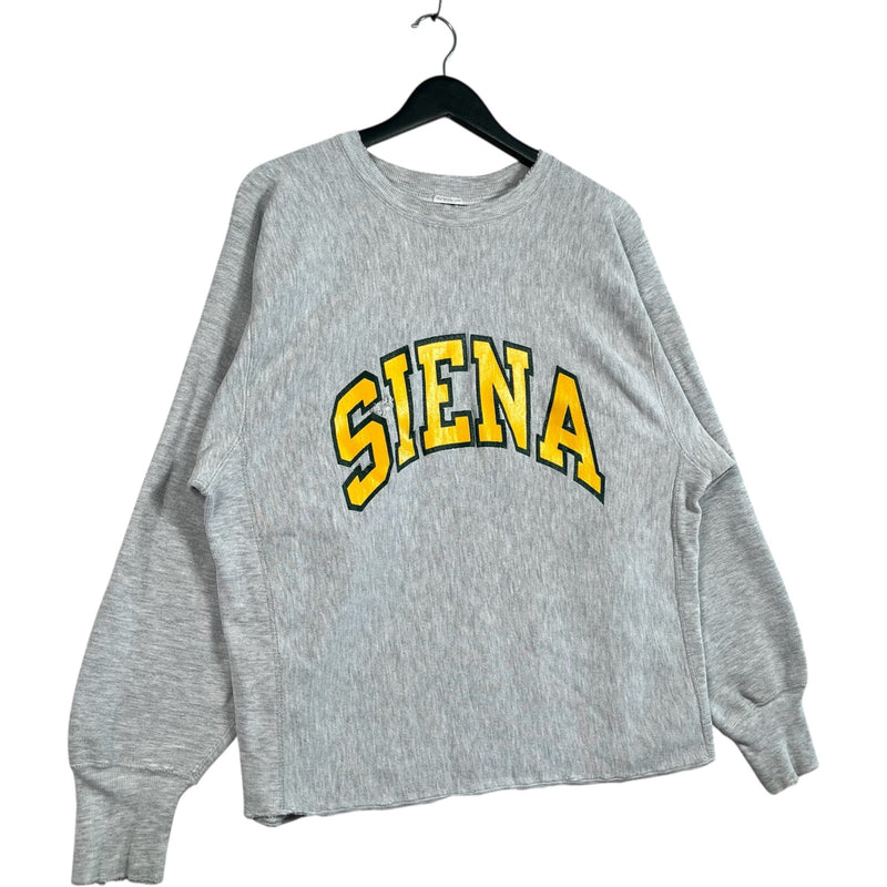 Vintage Champion Reverse Weave Siena College Spellout Crewneck