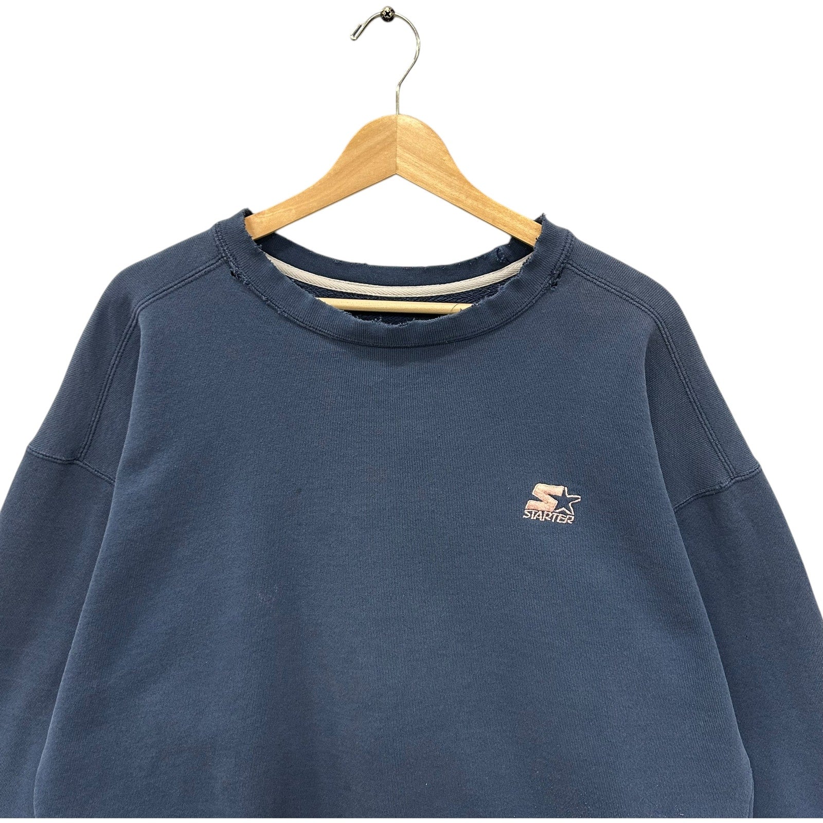 Vintage Starter Embroidered Logo Crewneck