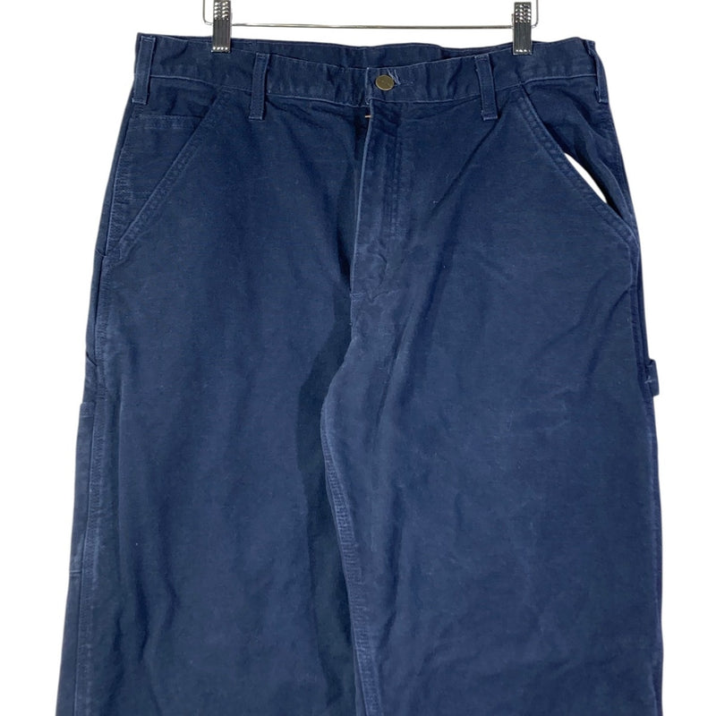 Vintage Carhartt Carpenter Canvas Utility Work Pants 34