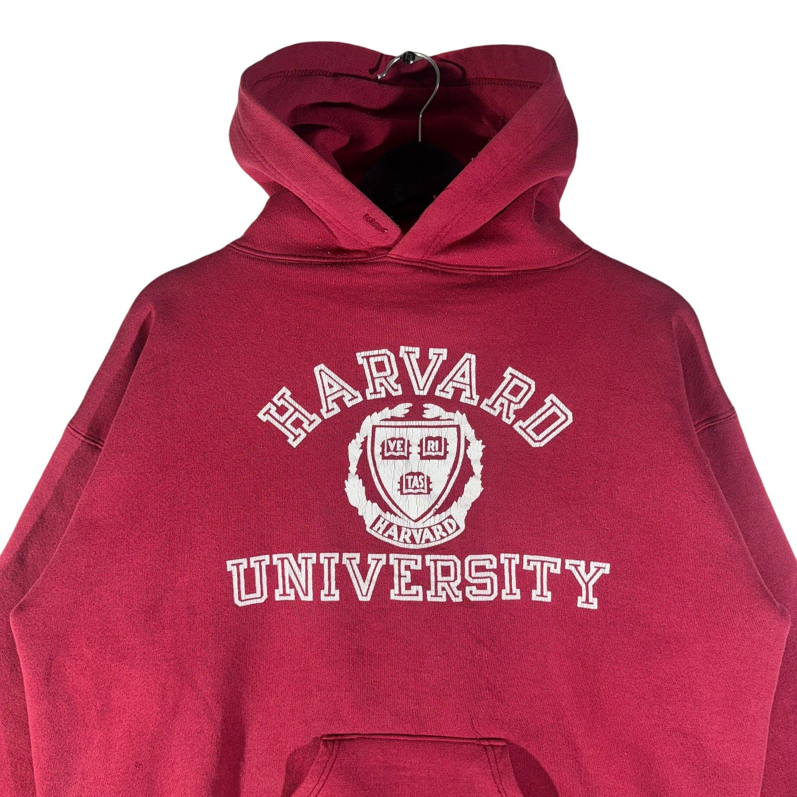 Vintage Russell Double Faced Harvard University Hoodie 80s