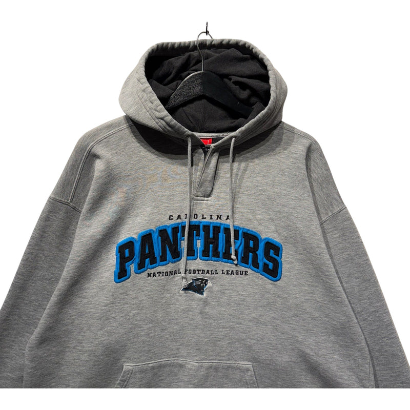Vintage Carolina Panthers Embroidered Spellout NFL Hoodie