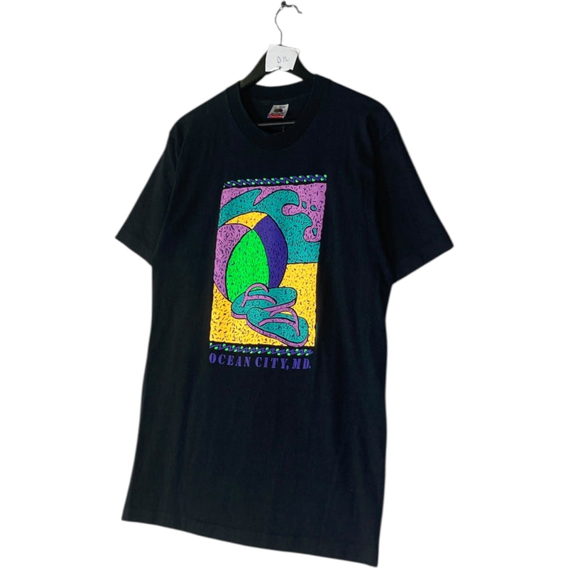 Vintage Ocean City Maryland Neon Beach T-Shirt