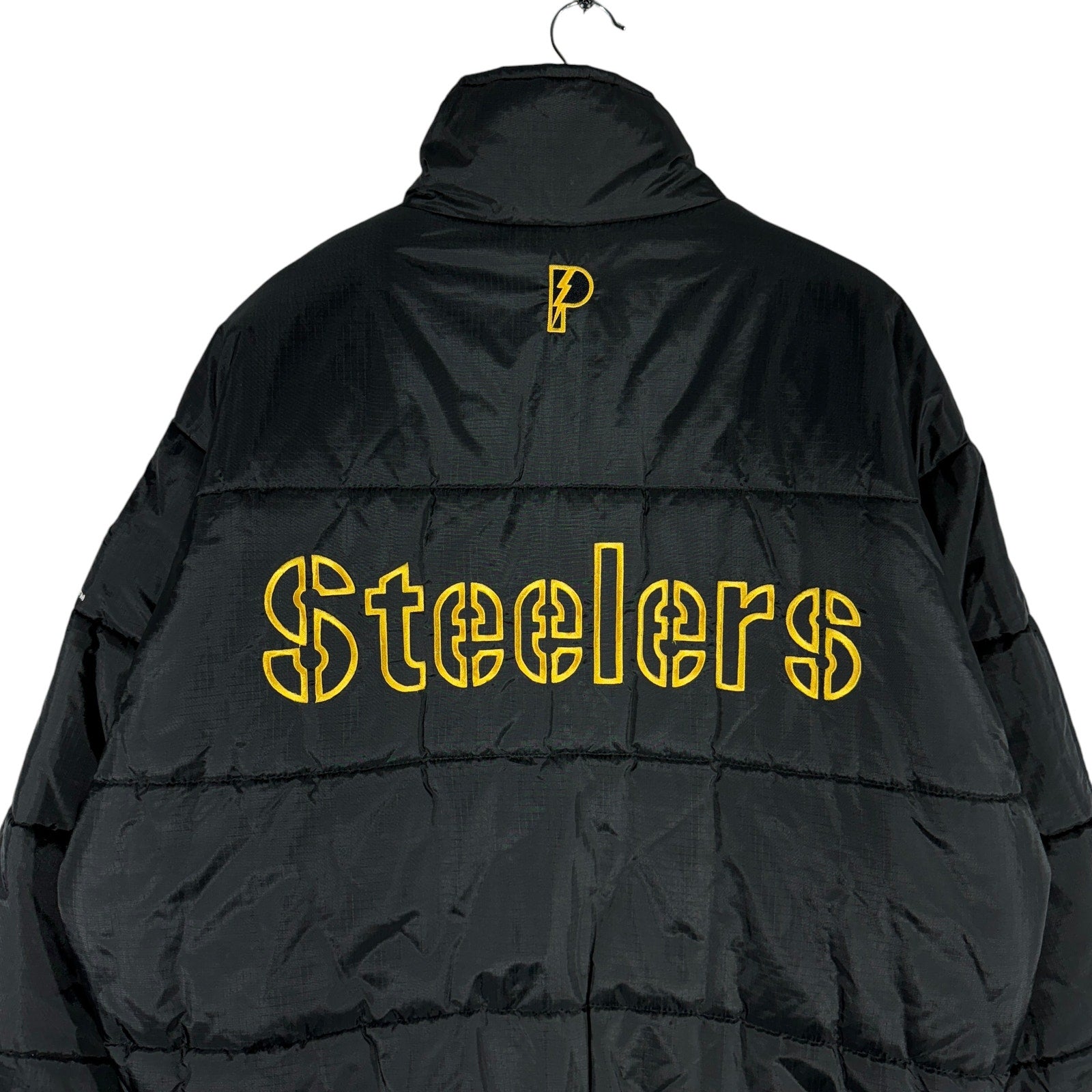 Vintage Pro Player Pittsburgh Steelers NFL Reversible Puffer Jacket