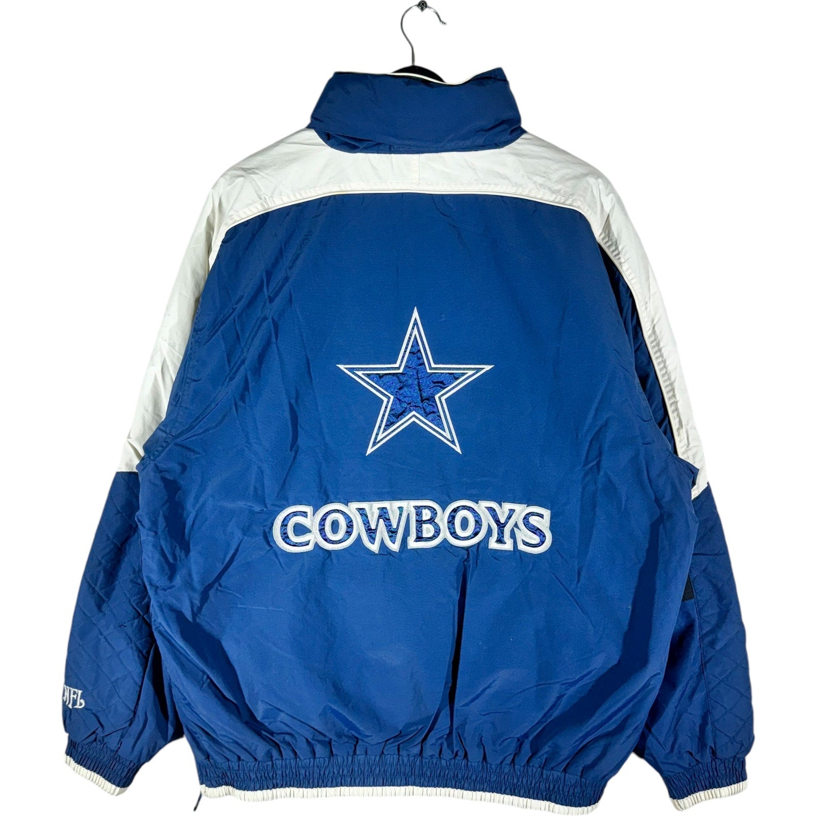 Vintage NFL Dallas Cowboys 1/4 Zip Puffer Jacket