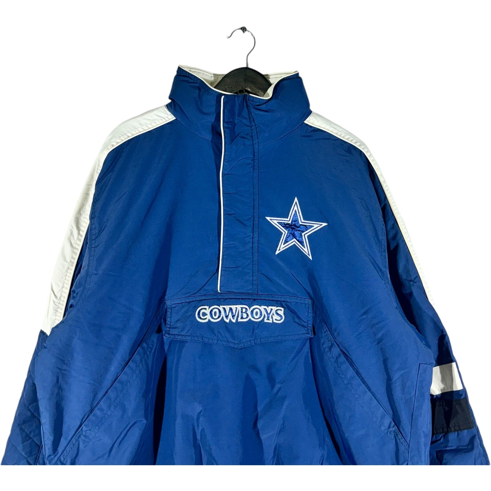 Vintage NFL Dallas Cowboys 1/4 Zip Puffer Jacket