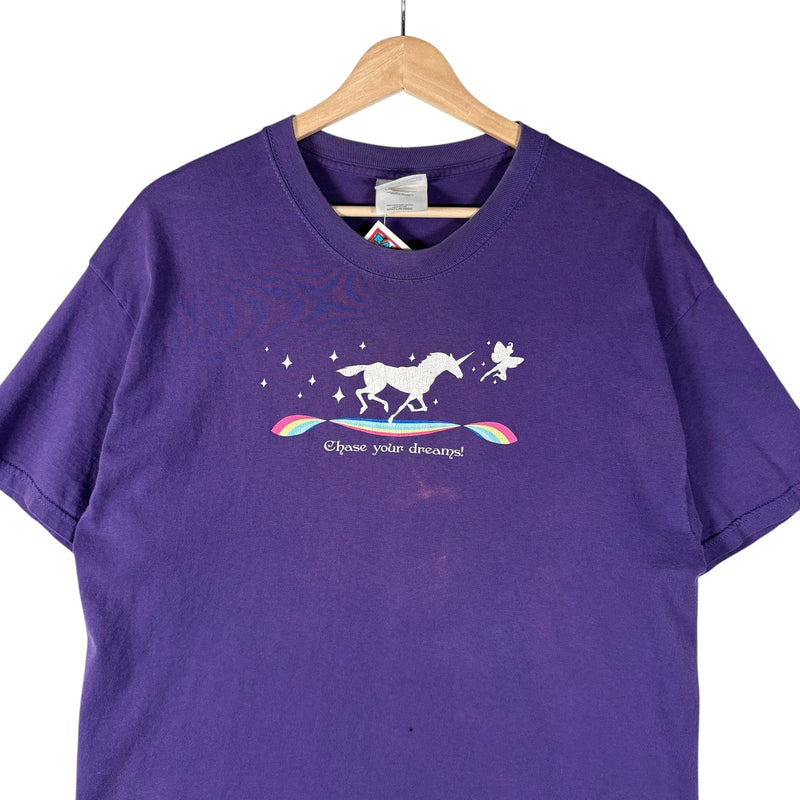 Vintage Chase Your Dreams Unicorn Tee