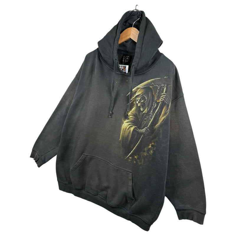 Vintage DOM Grim Reaper Graphic Hoodie