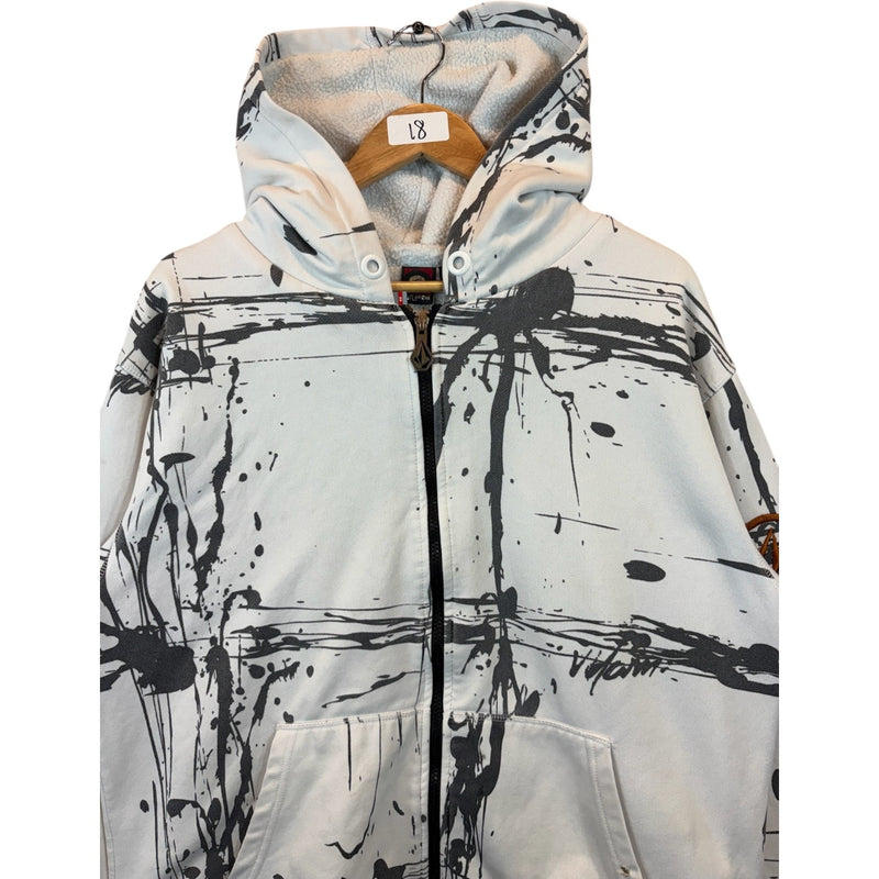 Vintage Paint Splatter AOP Hoodie