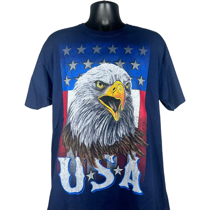 Vintage Fruit of the Loom American Eagle USA Patriotic Tee