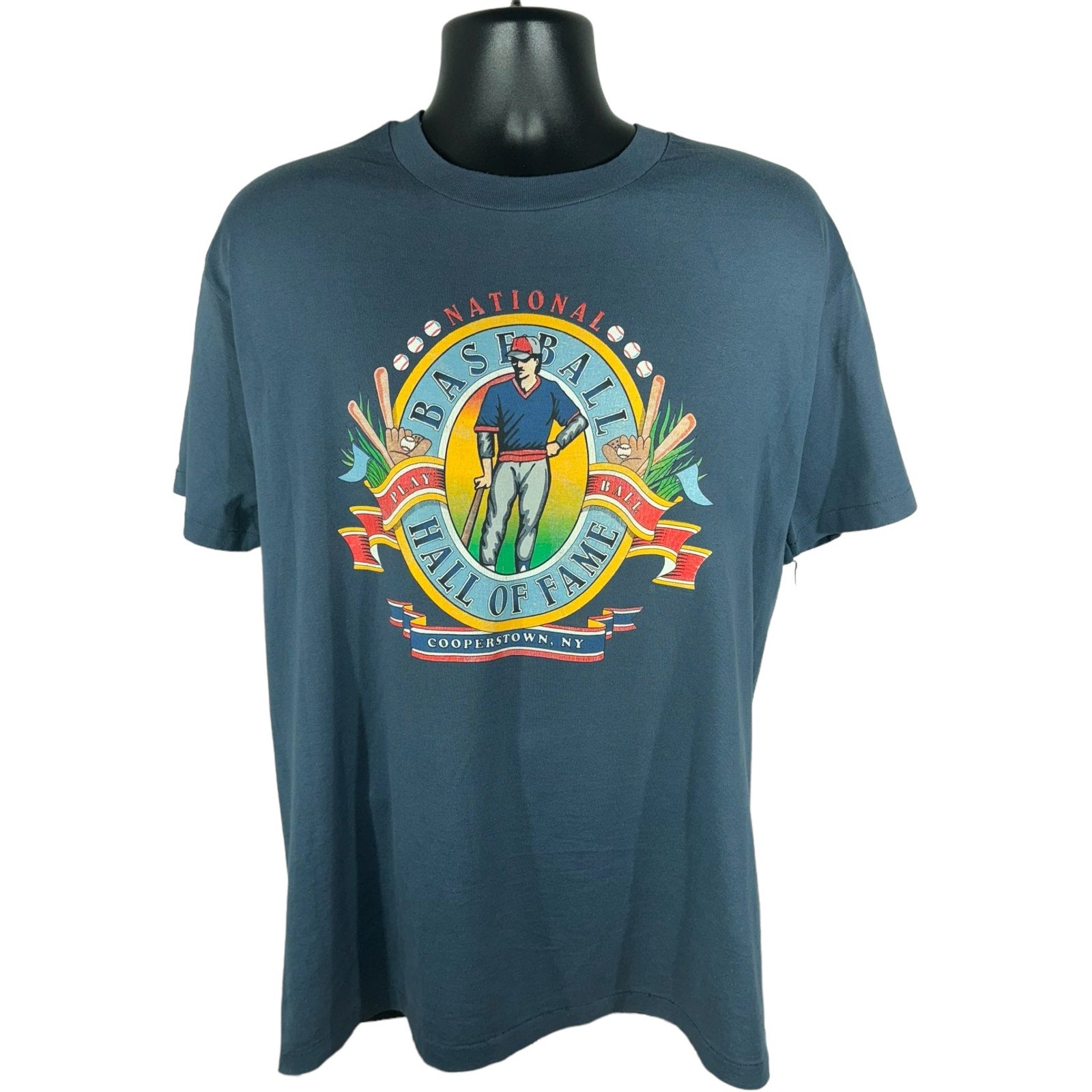 Vintage Baseball Hall Of Fame Museum Souvenir Tee