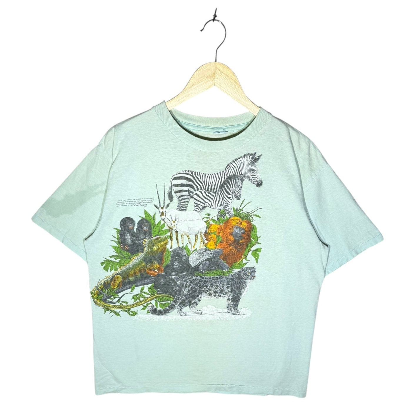 Vintage Animals Short Sleeves T-Shirt