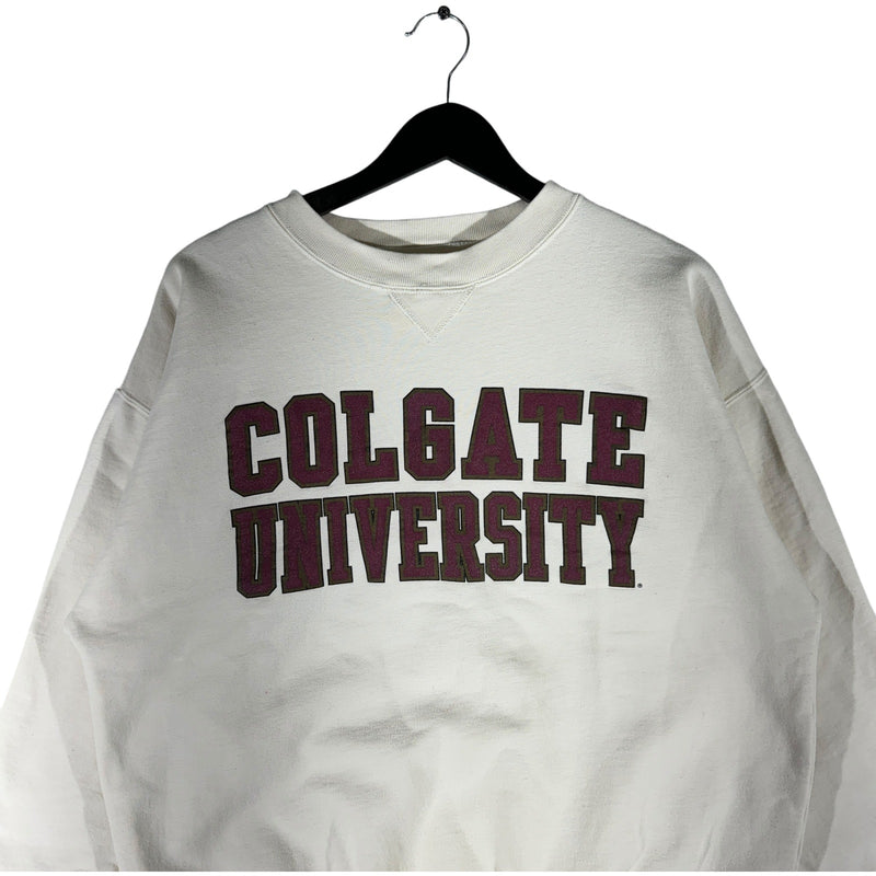 Vintage Colgate University Spellout Crewneck 90s